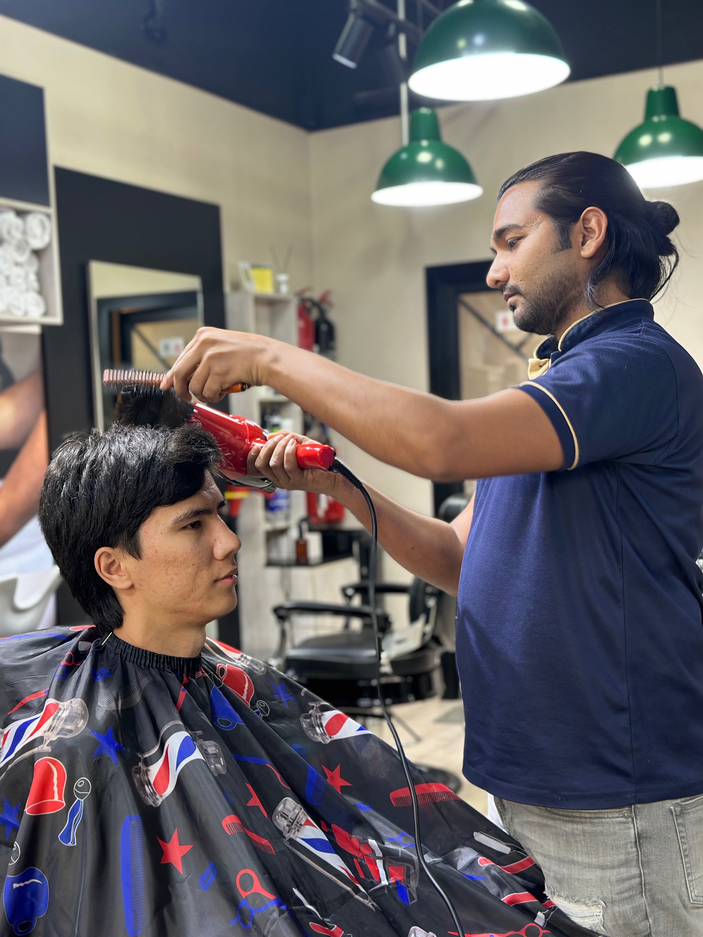 Blow-dry styling at Relaxxa
